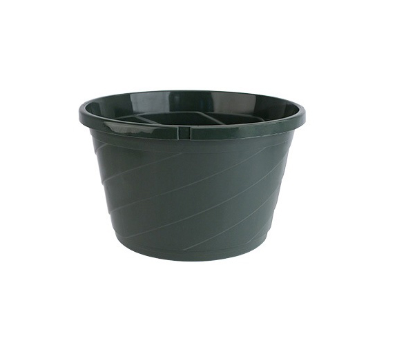 12.00 Basket Euro Saucerless Green - 50 per case - Hanging Baskets